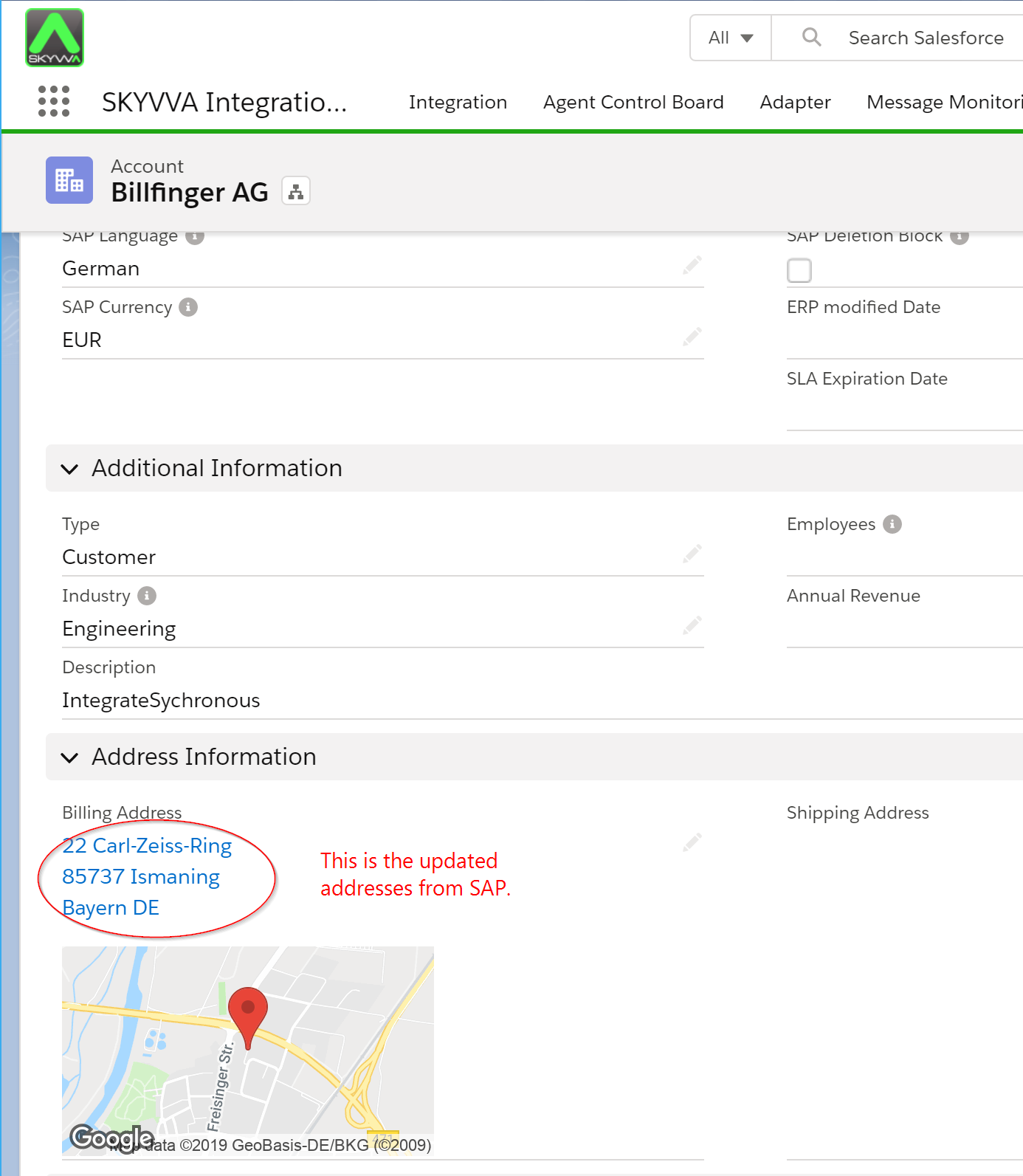 Salesforce record updated after reprocessing